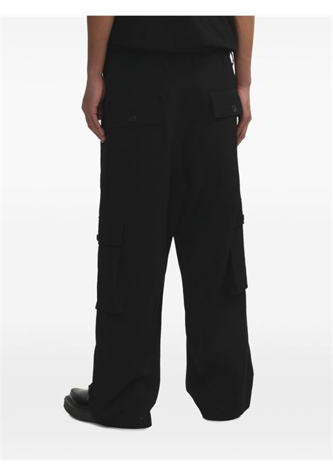 Black multi-pocket trousers Yohji Yamamoto - men Yohji Yamamoto | HPP601002